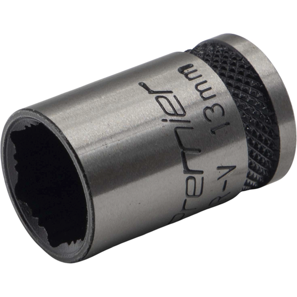 Sealey Socket 3/8"Dr 13mm 'Total Lock-On' (6pt) 'Black Series'