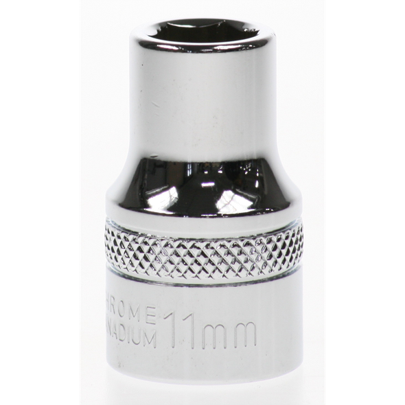 Sealey Socket 1/2"dr 11mm 'total lok-on' (6pt)
