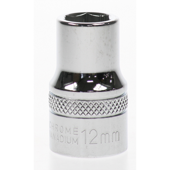 Sealey Socket 1/2"dr 12mm 'total lok-on' (6pt)