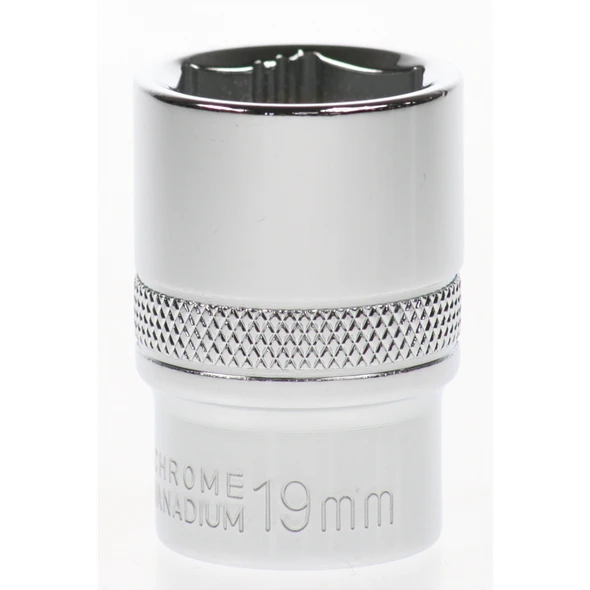 Sealey Socket 1/2"dr 19mm 'total lok-on' (6pt)