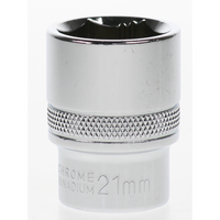 Sealey Socket 1/2"dr 21mm 'total lok-on' (6pt) AK2742.11