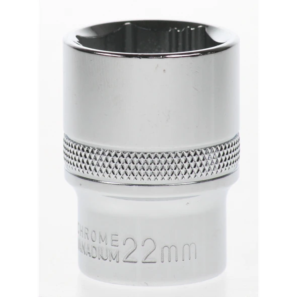 Sealey Socket 1/2"dr 22mm 'total lok-on' (6pt)