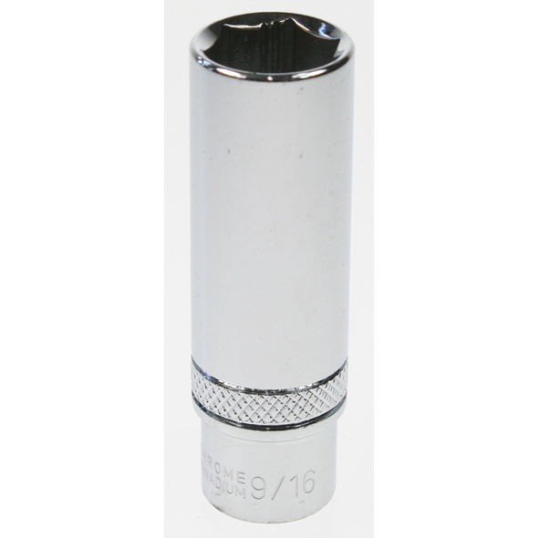 Sealey Socket 3/8"sq dr 9/16" deep lock-on 6pt imperial
