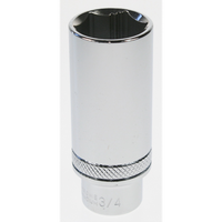 Sealey Socket 3/8"sq dr 3/4" deep lock-on 6pt imperial AK2743.08