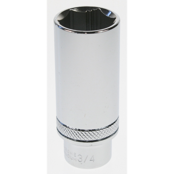 Sealey Socket 3/8"sq dr 3/4" deep lock-on 6pt imperial