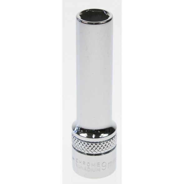 Sealey Socket 3/8"sq dr 9mm deep lock-on 6pt