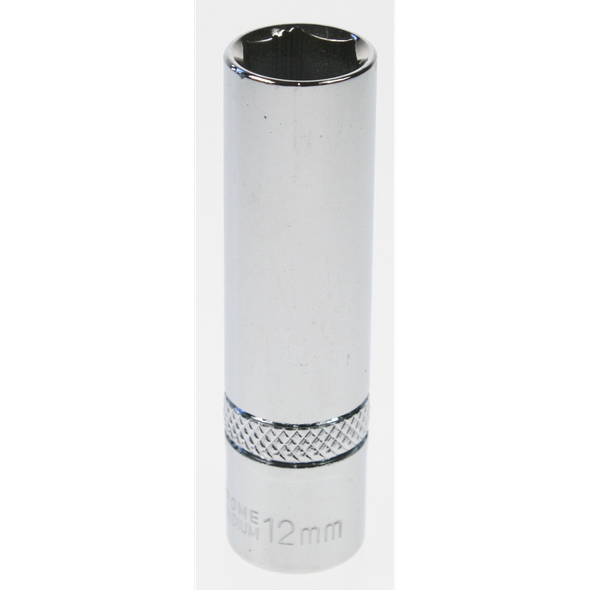 Sealey Socket 3/8"sq dr 12mm deep lock-on 6pt
