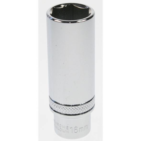 Sealey Socket 3/8"sq dr 16mm deep lock-on 6pt