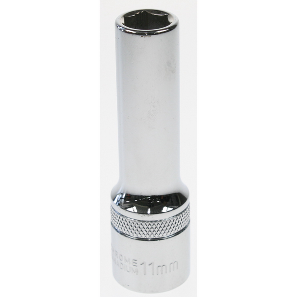 Sealey Socket 1/2"sq dr 11mm deep lock-on 6pt