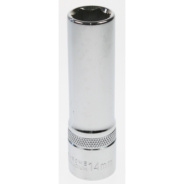 Sealey Socket 1/2"sq dr 14mm deep lock-on 6pt