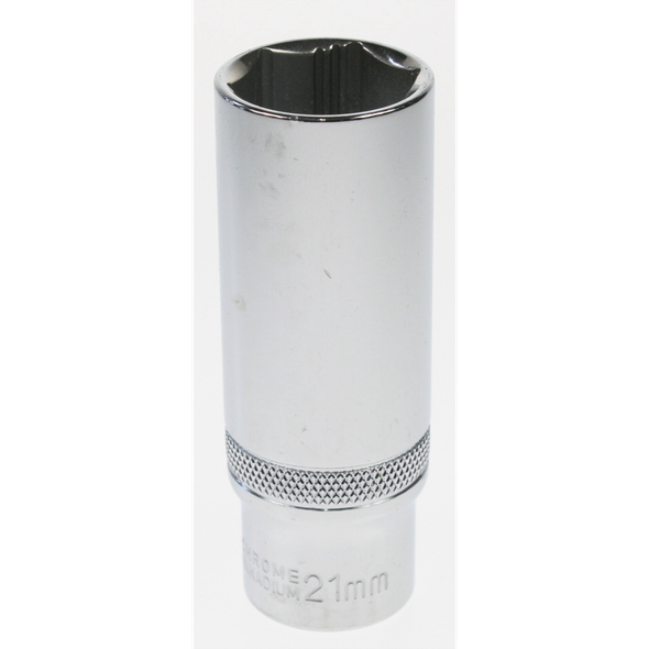 Sealey Socket 1/2"sq dr 21mm deep lock-on 6pt