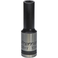 Sealey Deep Socket 1/2"Dr 10mm 'Total Lock-On' (6pt) 'Black Series' AK2745B.01