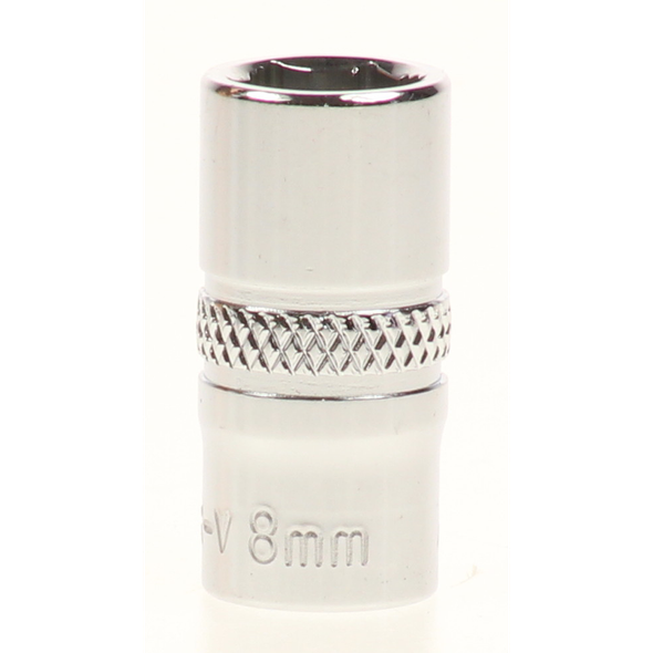 Sealey Lock-on socket 8mm 1/4"sq dr (6pt)