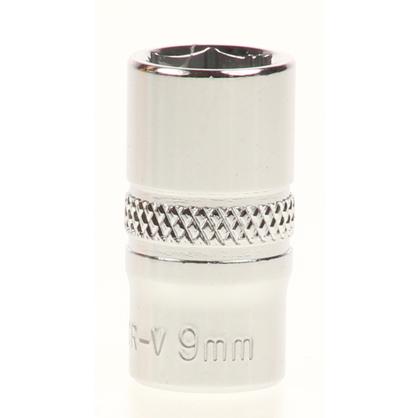 Sealey Lock-on socket 9mm 1/4"sq dr (6pt)