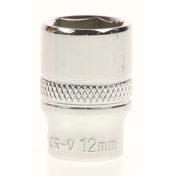 Sealey Lock-on socket 12mm 1/4"sq dr (6pt)