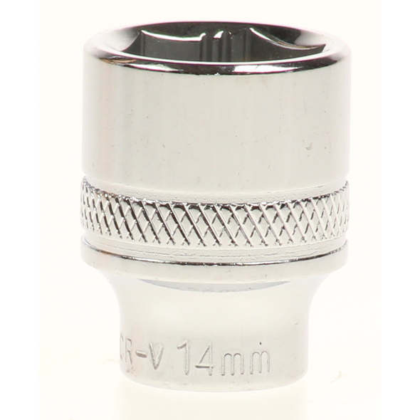 Sealey Lock-on socket 14mm 1/4"sq dr (6pt)