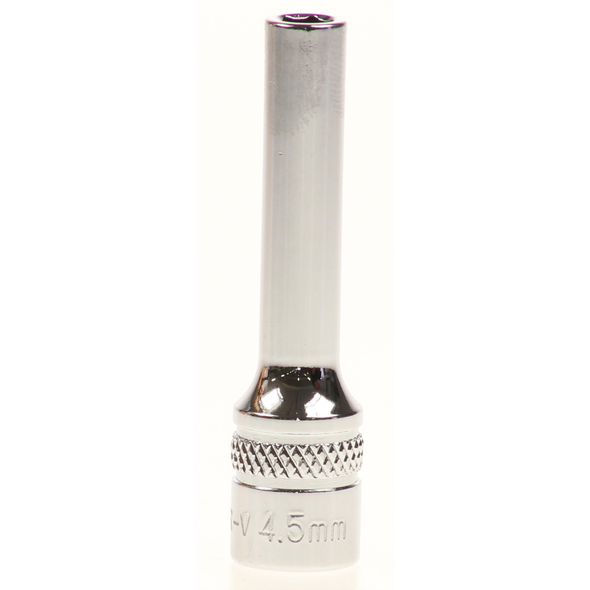 Sealey Lock-on socket 'deep' 4.5mm 1/4"sq dr (6pt)