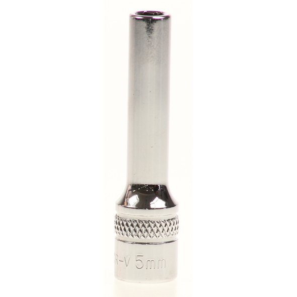 Sealey Lock-on socket 'deep' 5mm 1/4"sq dr (6pt)