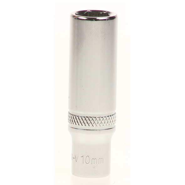 Sealey Lock-on socket 'deep' 10mm 1/4"sq dr (6pt)
