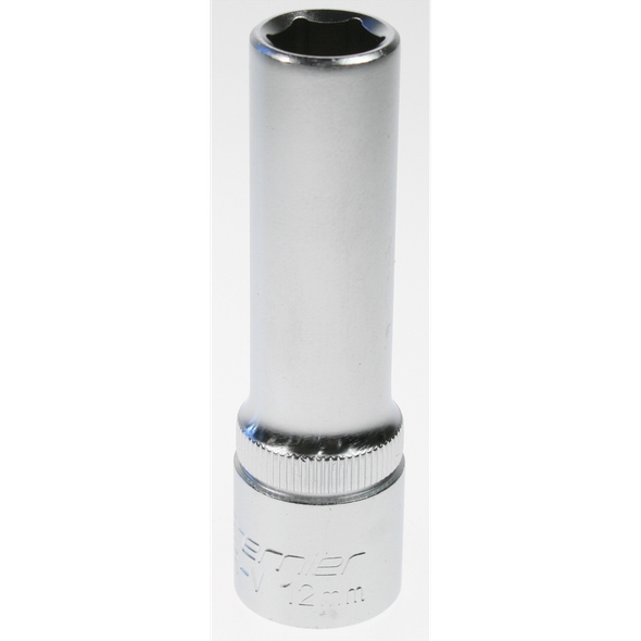 Sealey Socket 1/2"sq dr 12mm (deep)