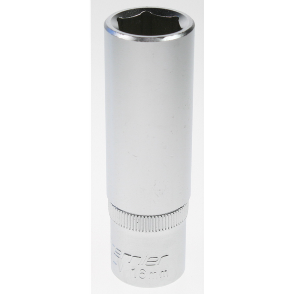 Sealey Socket 1/2"sq dr 16mm (deep)