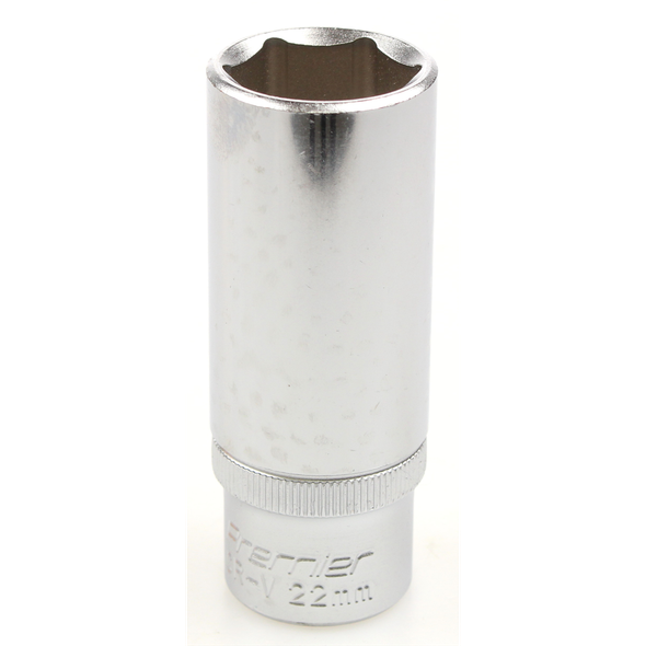 Sealey Socket 1/2"sq dr 22mm (deep)