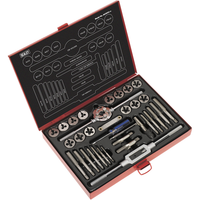 Sealey Tap & Die Set 33pc Split Dies Metric/UNF/BSP AK3033