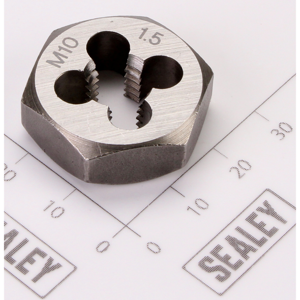 Sealey Metric Hex Die M10 x 1.5mm