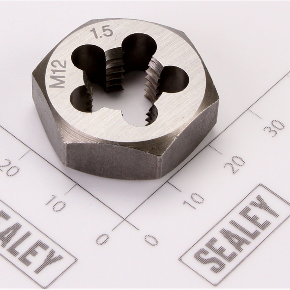 Sealey Metric Hex Die M12 x 1.5mm