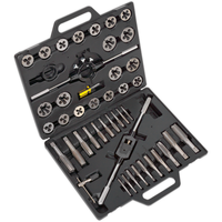 Sealey Tap & Die Set 45pc Split Dies Imperial AK303IMP