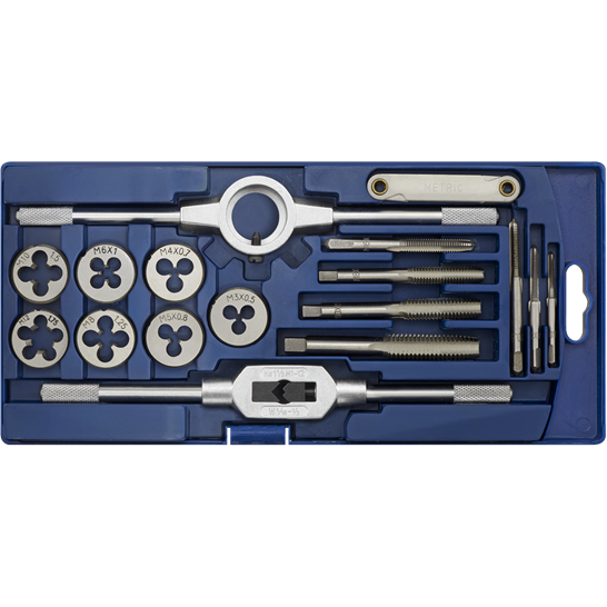 Sealey Tap & Die Set 17pc Metric AK321 Sealey - Town Tools 