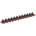 Sealey Socket Retaining Rail with 12 Clips 3/8"Sq Drive AK3812 Sealey - Town Tools 