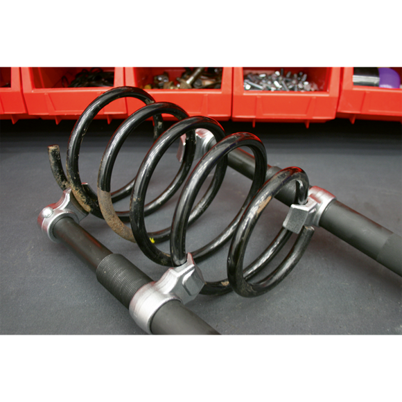 Sealey Coil Spring Compressor Set 2pc Heavy-Duty 2500kg/Pair AK3845 Sealey - Town Tools 