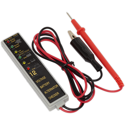 Sealey Battery/Alternator Tester 12V LED AK400 Sealey - Town Tools 