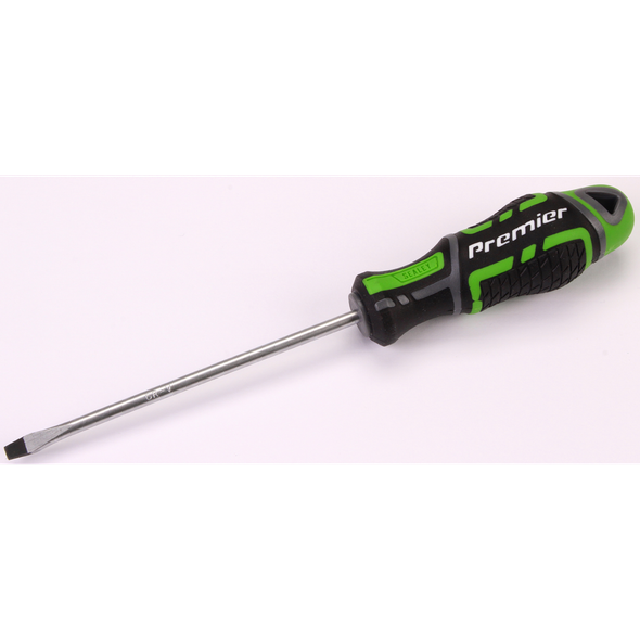 Sealey Screwdriver Slotted 4 x 100mm GripMAX® 'Hi-Vis'