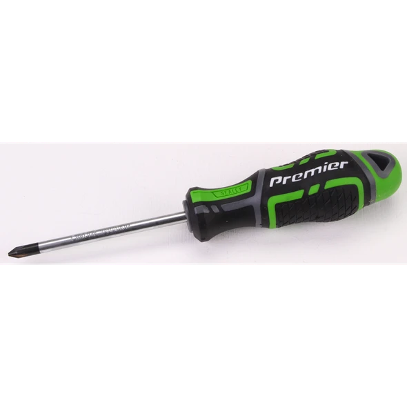Sealey Screwdriver Phillips #1 x 75mm GripMAX® 'Hi-Vis'