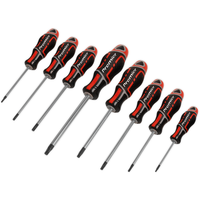 Sealey Screwdriver Set 8pc Security TRX-Star* GriPMAX Red AK4323