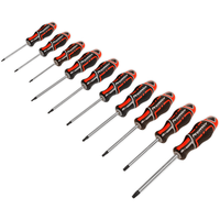 Sealey Screwdriver Set 10pc TRX-Star* GriPMAXï Red AK4324
