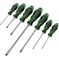Sealey Screwdriver Set 7pc GriPMAXï Hi-Vis Green AK4325HV