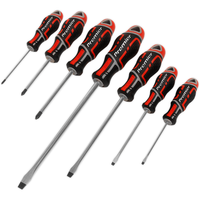 Sealey Screwdriver Set 7pc GriPMAX Red AK4325