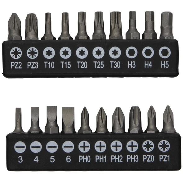 Sealey Bit Holder (c/w 20pcs Bits)