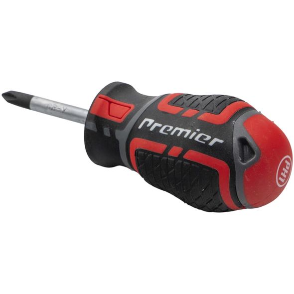 Sealey Stubby Screwdriver Phillips #1 x 38mm GripMAX