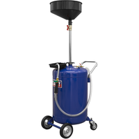 Sealey Mobile Oil Drainer 110L Air Discharge AK458DX