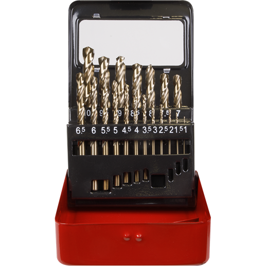 Sealey HSS Cobalt Split Point Fully Ground Drill Bit Set 19pc Metric AK4701 Sealey - Town Tools 