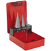 Sealey HSS M2 Step Drill Bit Set 3pc Double Flute AK4733 Sealey - Town Tools 