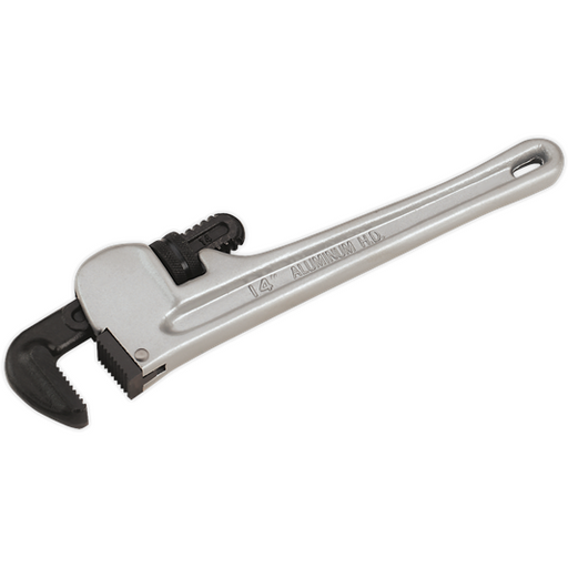 Sealey Pipe Wrench European Pattern 350mm Aluminium Alloy AK5108 Sealey - Town Tools 