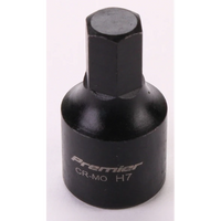 Sealey 1/4"Dr Low Profile Hex Impact Socket Bit 7mm AK5525.02