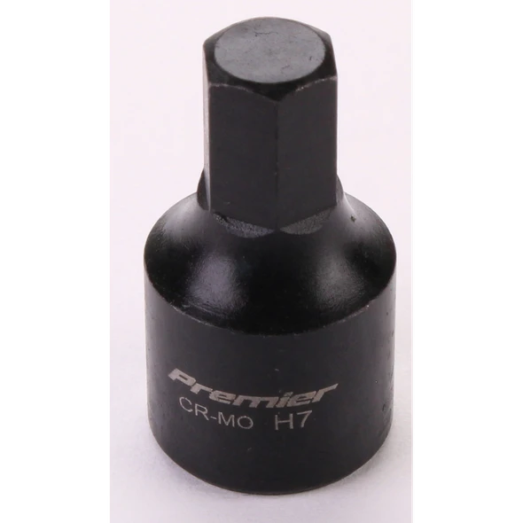 Sealey 1/4"Dr Low Profile Hex Impact Socket Bit 7mm