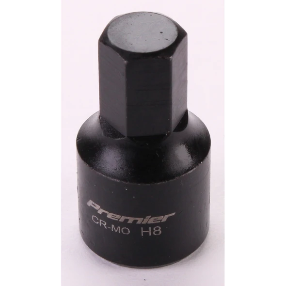 Sealey 1/4"Dr Low Profile Hex Impact Socket Bit 8mm