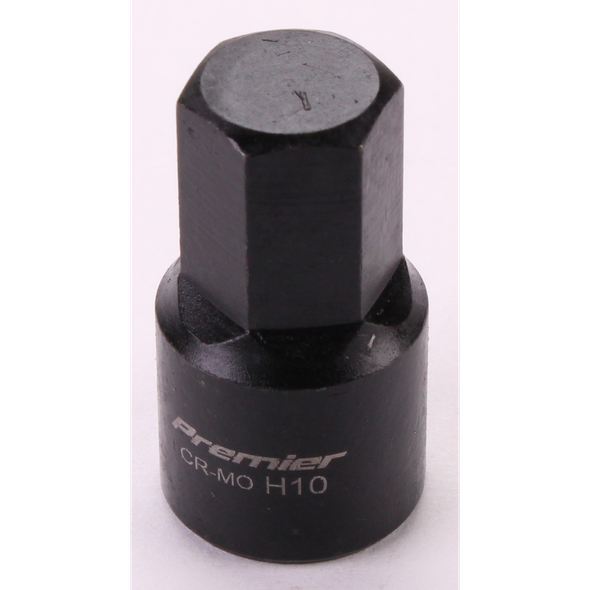 Sealey 1/4"Dr Low Profile Hex Impact Socket Bit 10mm